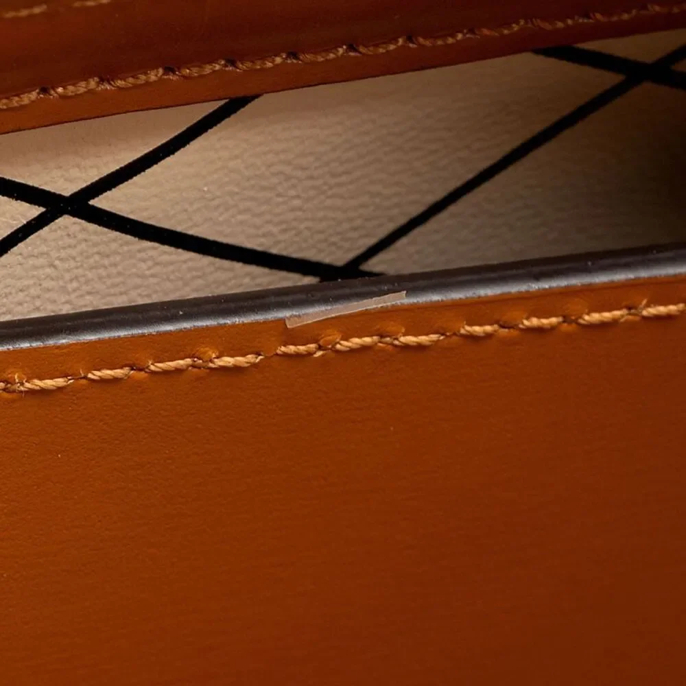 Louis Vuitton Denim Calfskin Malletage Trunk Clutch